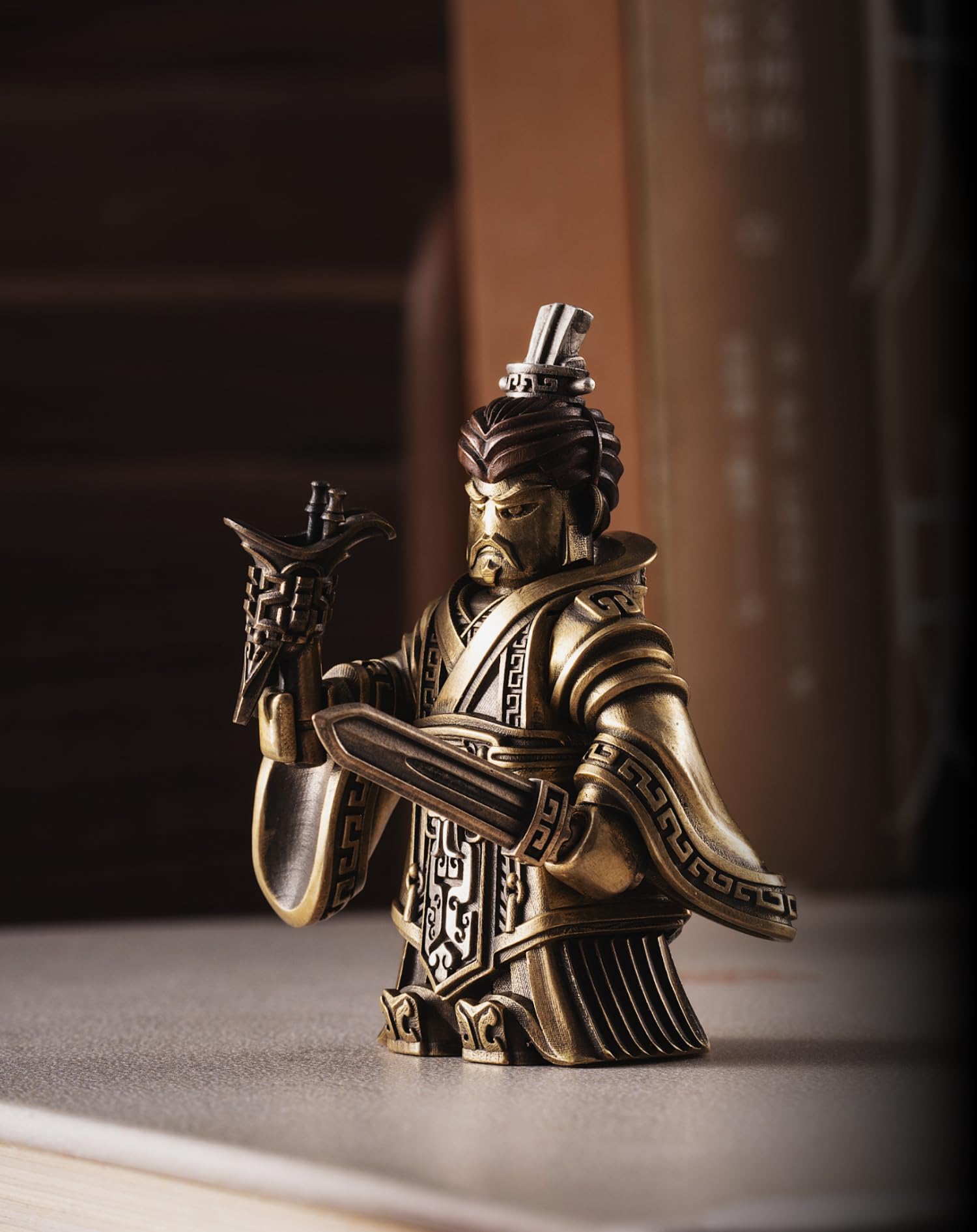 Amazon.co.jp: COPPERTIST.WU ソルジャー将軍フィギュア像オーナメント